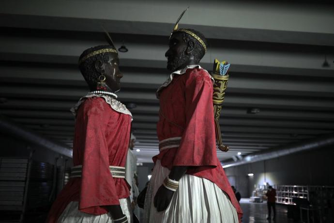 'Baile de gigantes', un espectáculo con gran demanda este verano.