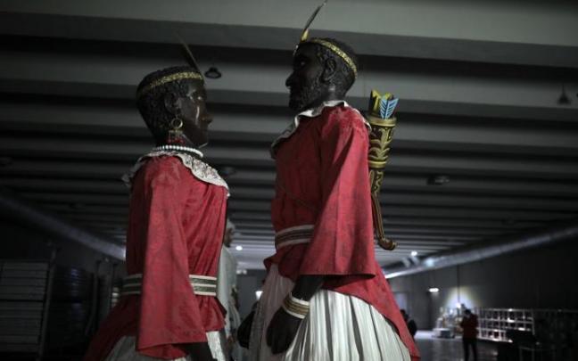 'Baile de gigantes', un espectáculo con gran demanda este verano.