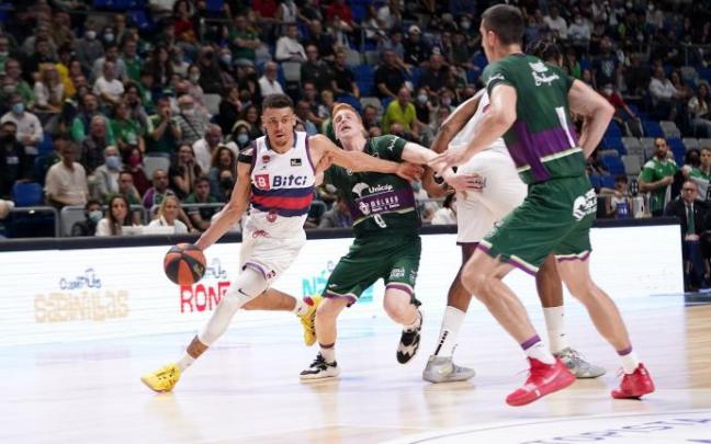 Tras su extraordinaria actuación contra el Manresa, Baldwin no tuvo una noche acertada en el Martín Carpena.