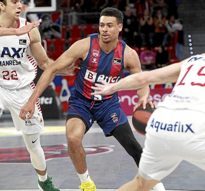 Baldwin fue el dueño y señor del encuentro y completó su mejor actuación hasta el momento en ACB. Foto: Pilar Barco