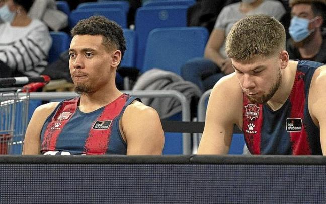 Spahija sentó a Baldwin en el banquillo durante prácticamente toda la segunda parte. Foto: Alex Larretxi