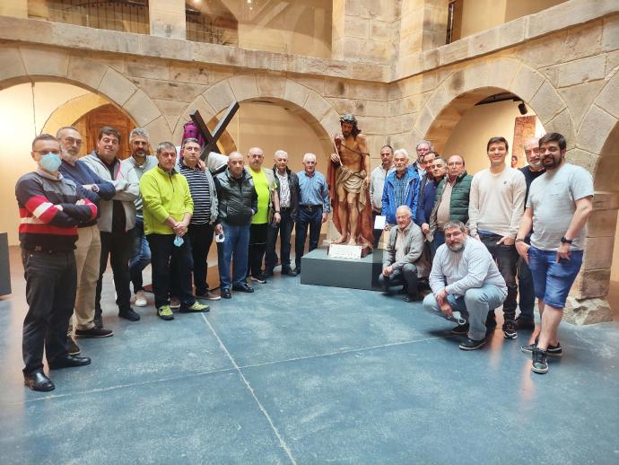 El Ecce Homo sale por unos días del museo del Vía Crucis para mostrarse en una exposición en el palacio Horkasitas.