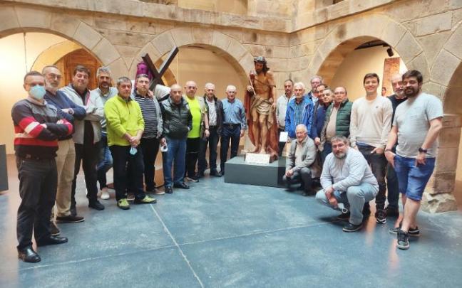 El Ecce Homo sale por unos días del museo del Vía Crucis para mostrarse en una exposición en el palacio Horkasitas.