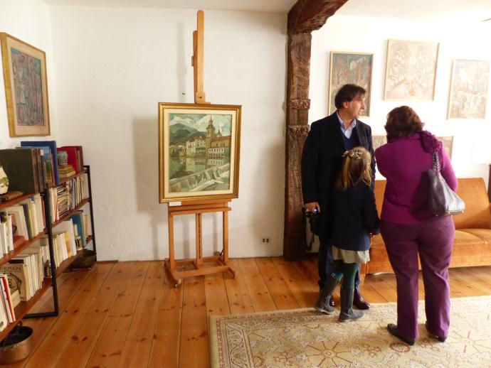 Hoy se abren las puertas del estudio de Roberto Rodet en la plaza de San Severino.