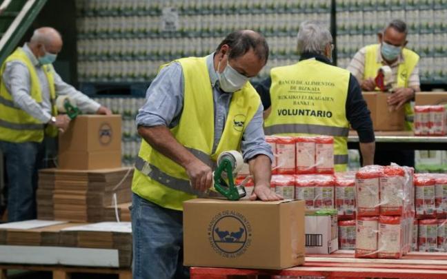 LA Gran Recogida del Banco de Alimentos de Bizkaia volverá a ser mediante bono-alimentos y transferencias bancarias LA Gran Recogida del Banco de Alimentos de Bizkaia volverá a ser mediante bono-alimentos y transferencias bancarias