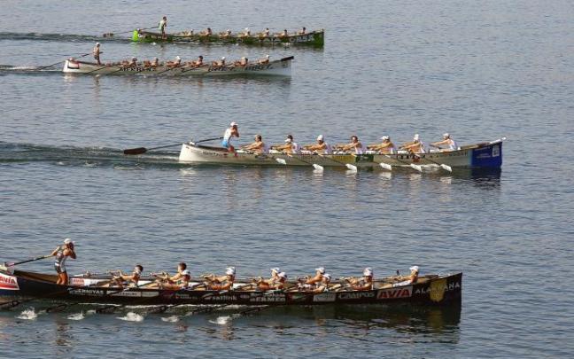 Tanda de la primera jornada de la Bandera de La Concha en la que tomaron parte Urdaibai, Donostiarra, Zierbena y Hondarribia. Tanda de la primera jornada de la Bandera de La Concha en la que tomaron parte Urdaibai, Donostiarra, Zierbena y Hondarribia.