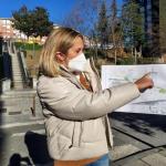 La alcaldesa Amaia del Campo presentó ayer el proyecto.
