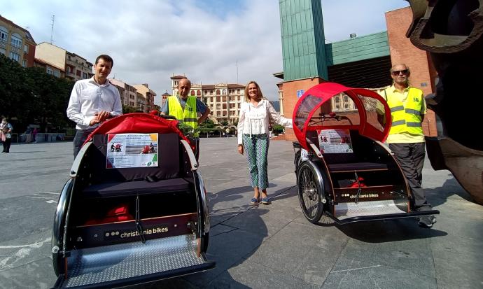 Las dos nuevas bicicletas accesibles entrarán en servicio mañana miércoles.