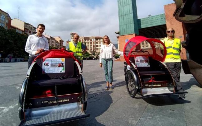 Las dos nuevas bicicletas accesibles entrarán en servicio mañana miércoles.