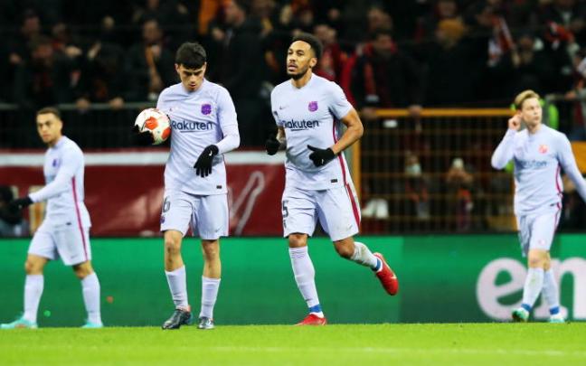 Imagen del encuentro Galatasaray- Barcelona disputado este jueves. Imagen del encuentro Galatasaray- Barcelona disputado este jueves.