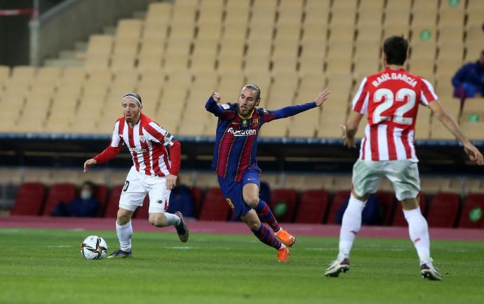 Un partido del F.C. Barcelona contra el Athletic de la pasada temporada