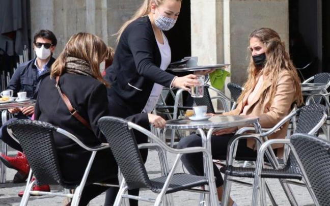 Una terraza den Vitoria