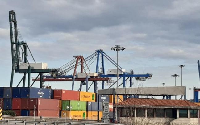 Imagen de las instalaciones del Puerto de Bilbao