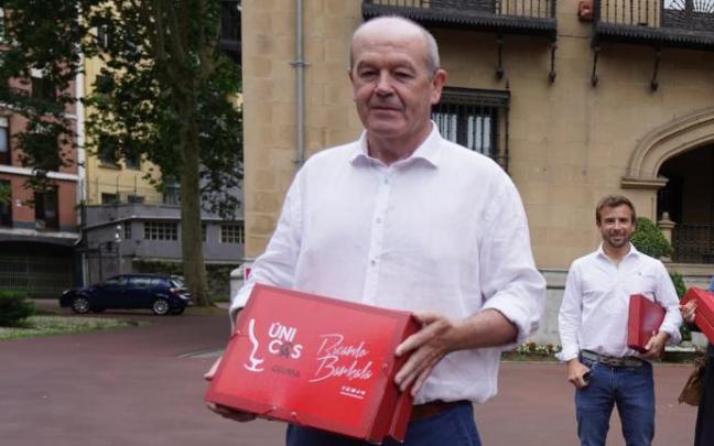 Ricardo Barkala el pasado sábado en Ibaigane. Ricardo Barkala el pasado sábado en Ibaigane.