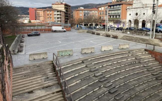 La plaza se volverá a usar como zona de esparcimiento.