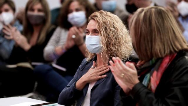 Batet ha sido respaldada por los socialistas catalanes en un acto el pasado fin de semana