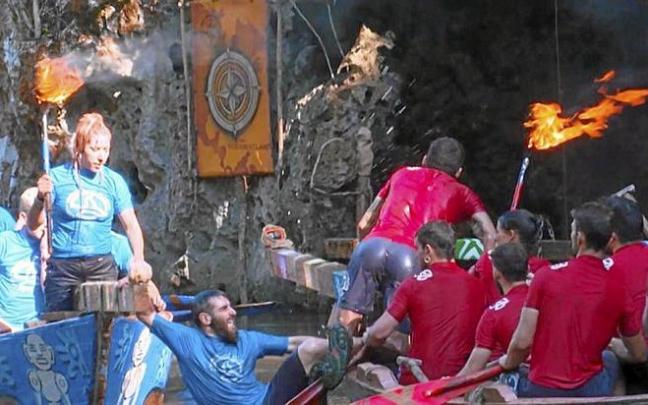 Imagen del juego del 'bauprés'. Foto: EITB