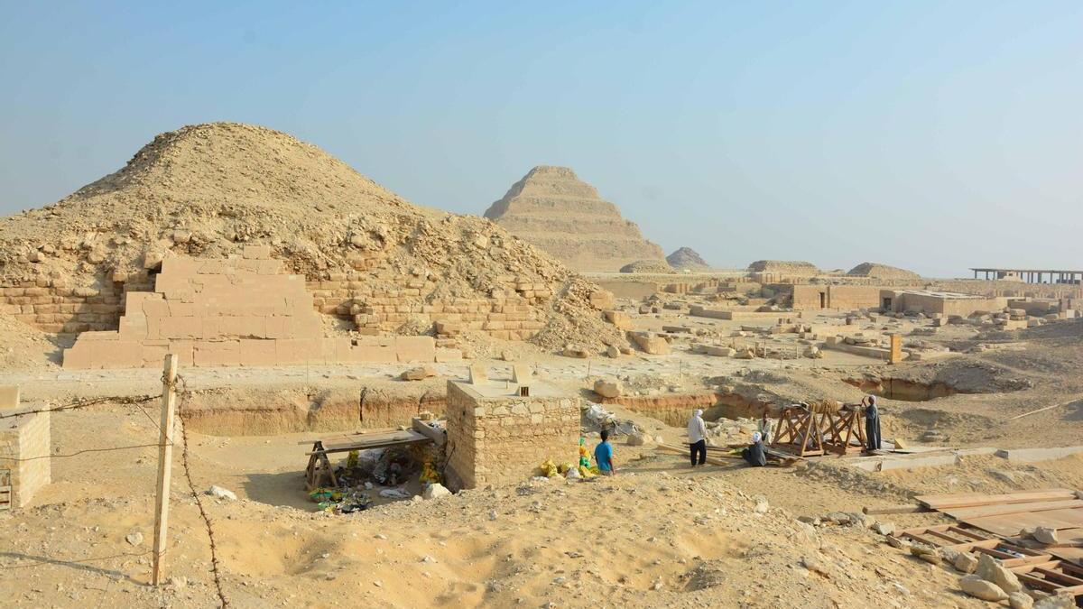 Yacimiento de Saqqara, Egipto.