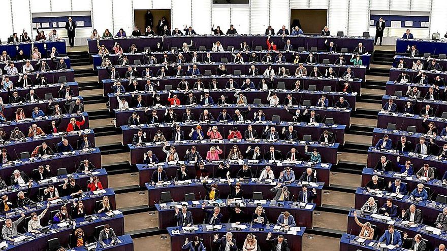 Vista general de un pleno del Parlamento Europeo celebrado en Estrasburgo.