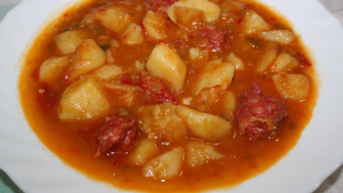 Las patatas con chorizo ha sido uno de los platos del día esta semana