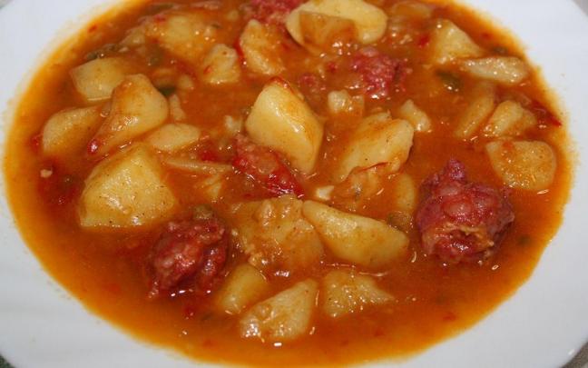 Las patatas con chorizo ha sido uno de los platos del día esta semana