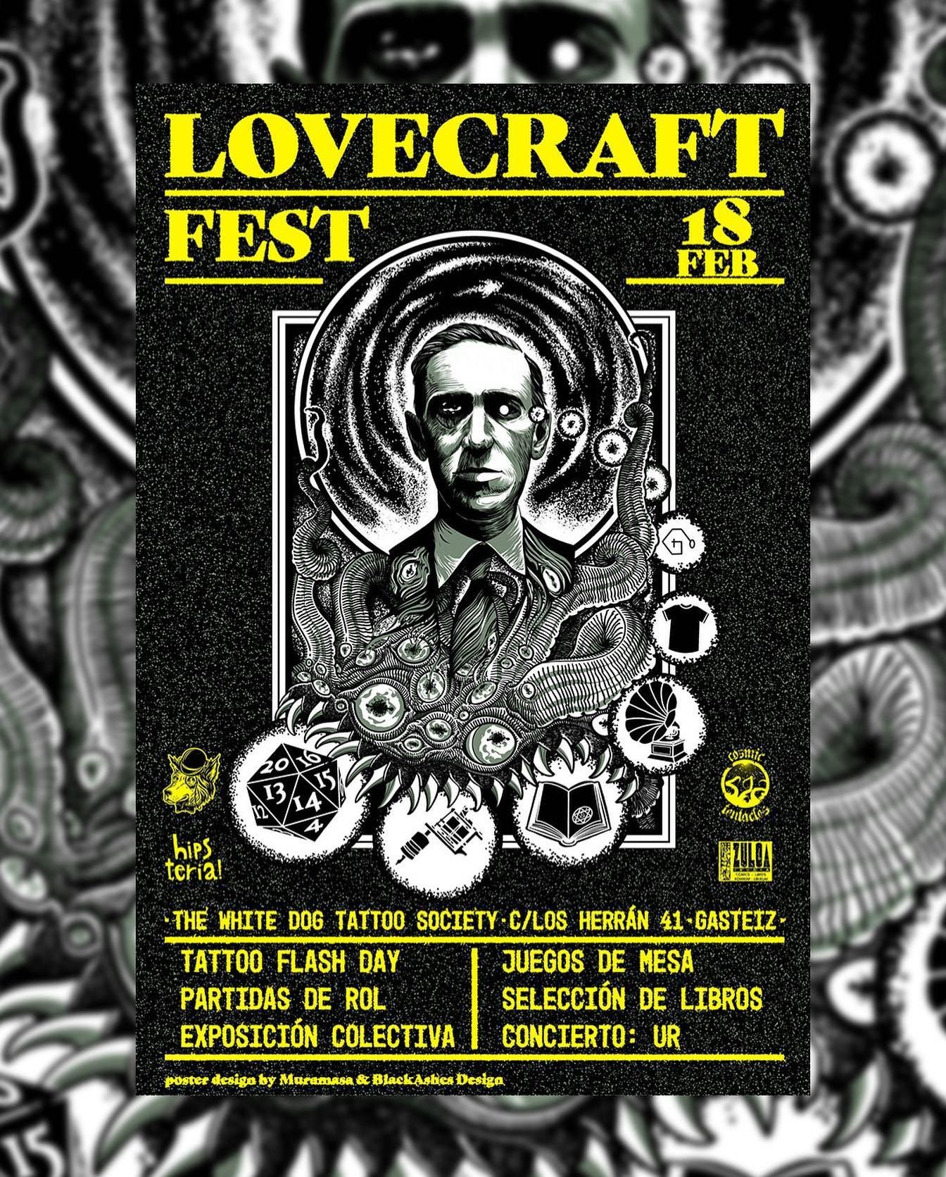Cartel del primer Lovecraft Fest de Vitoria.