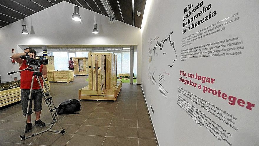 Momento de la inauguración del centro cultural medioambiental, hace diez años.