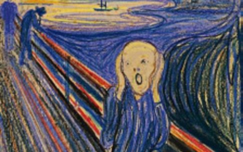Cuadro de 'El grito'. Cuadro de 'El grito'.