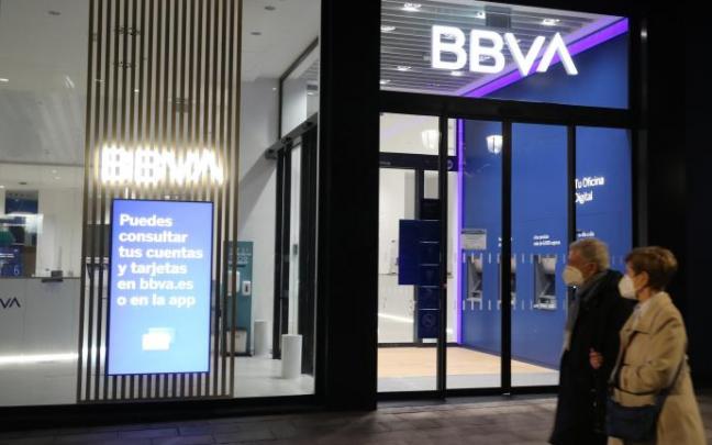 Una oficina del BBVA