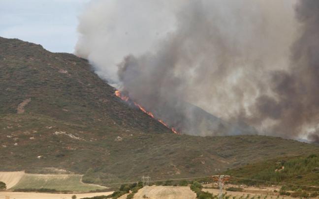 Incendio en Zambrana