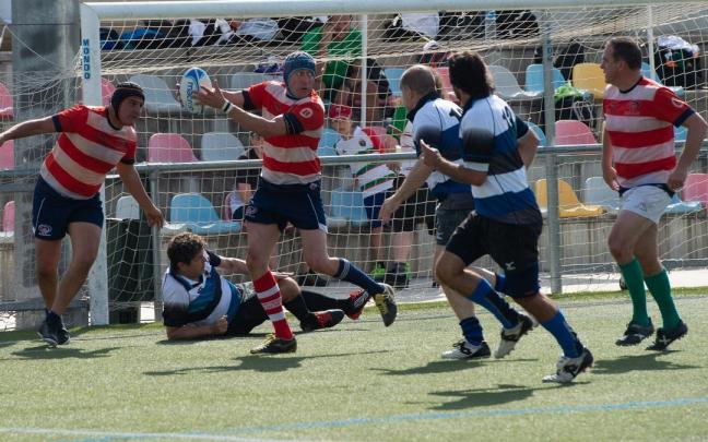 Jugadores durante un partido del 17&ordm; torneo San Ferm&iacute;n Rugby Sevens disputado en 2019, el &uacute;ltimo que se celebr&oacute;.