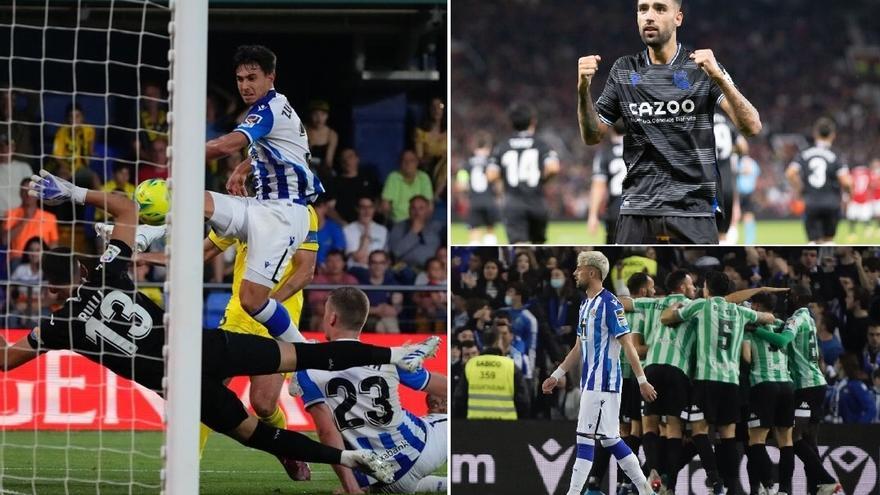 El gol de Zubimendi que otorg&oacute; el billete de Europa League en Vila-real, el festejo de Brais en Old Trafford y la dolorosa eliminaci&oacute;n copera ante el Betis.