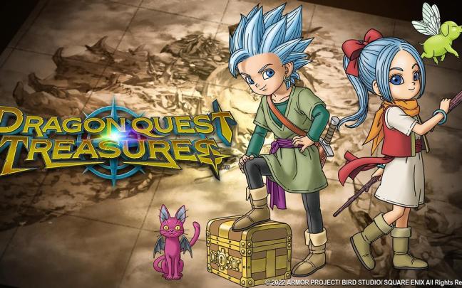 Ilustración oficial de Dragon Quest Treasures.