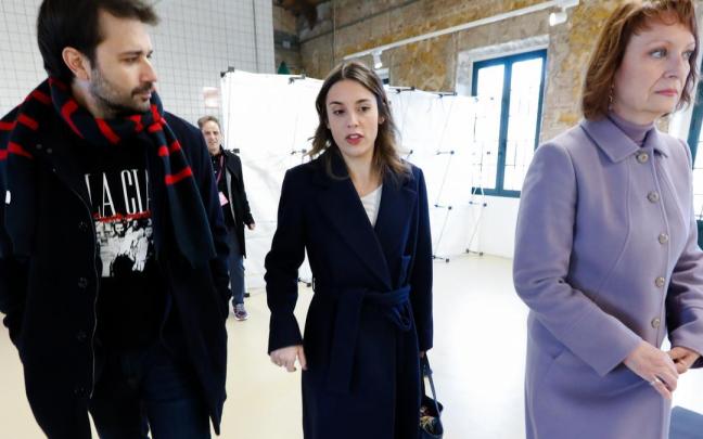 Irene Montero acude a un acto de la formación morada en Murcia.