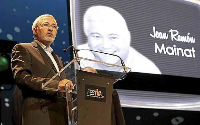 Xavier Sard&aacute;, durante una de sus pasadas visitas al FesTVal de Gasteiz.