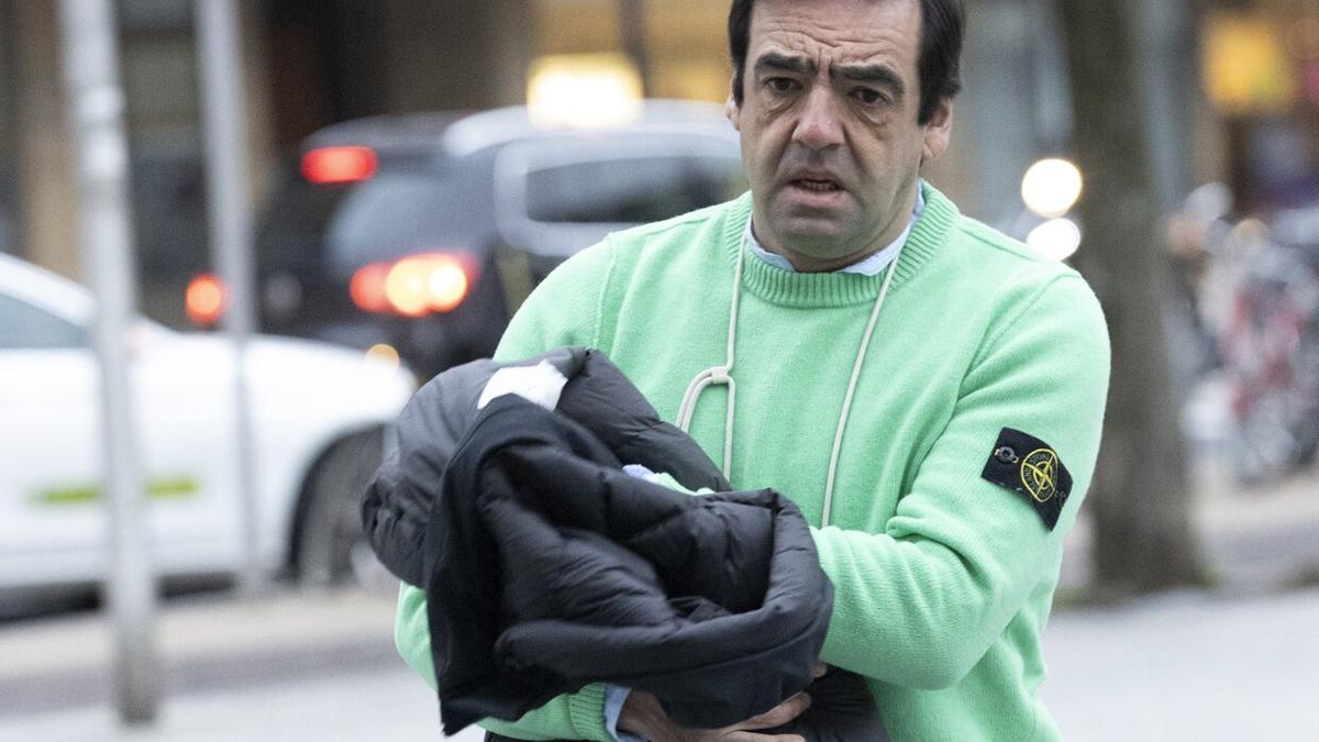 Iñaki Badiola, a su llegada este martes a los juzgados de Donostia