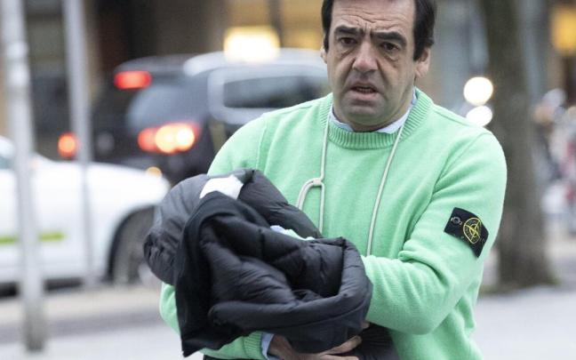 Iñaki Badiola, a su llegada este martes a los juzgados de Donostia