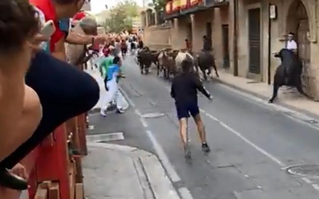 'Salvada' in extremis en el encierro de Cintruénigo 'Salvada' in extremis en el encierro de Cintruénigo