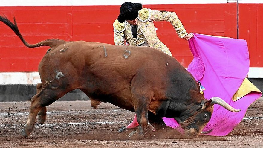 Una media verónica de cartel de toros brotó de las muñecas de José Garrido