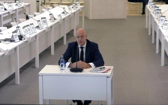 El ex jefe de seguridad de la ERA, Christopher Carr, en el juicio