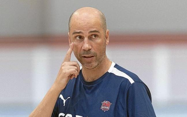 Peñarroya, durante un entrenamiento de esta pretemporada. | FOTO: BASKONIA Peñarroya, durante un entrenamiento de esta pretemporada. | FOTO: BASKONIA