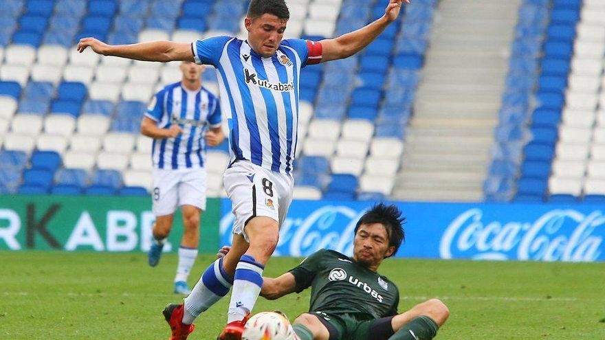 Aritz Aldasoro, en un lance del partido del Sanse ante el Leganés