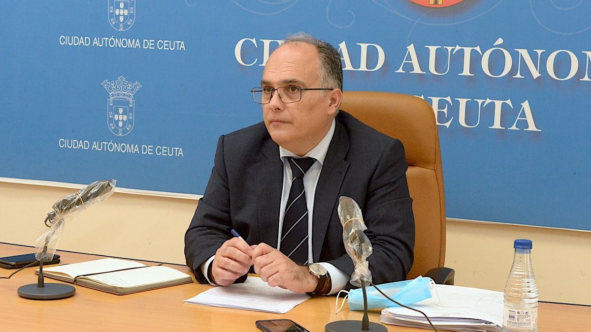 El portavoz del Gobierno de Ceuta, Alberto Gaitán.