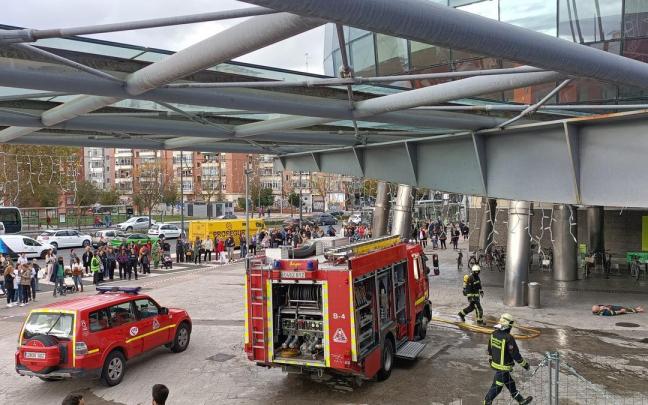 Simulacro en el Boulevard