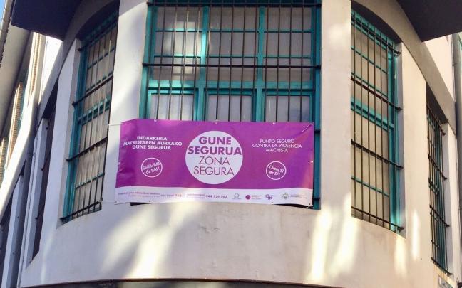 Un punto lila anti agresiones machistas en Portugalete