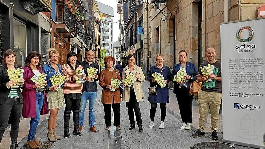 La campaña de bonos se pone en marcha este lunes. | FOTO: AYTO. ORDIZIA