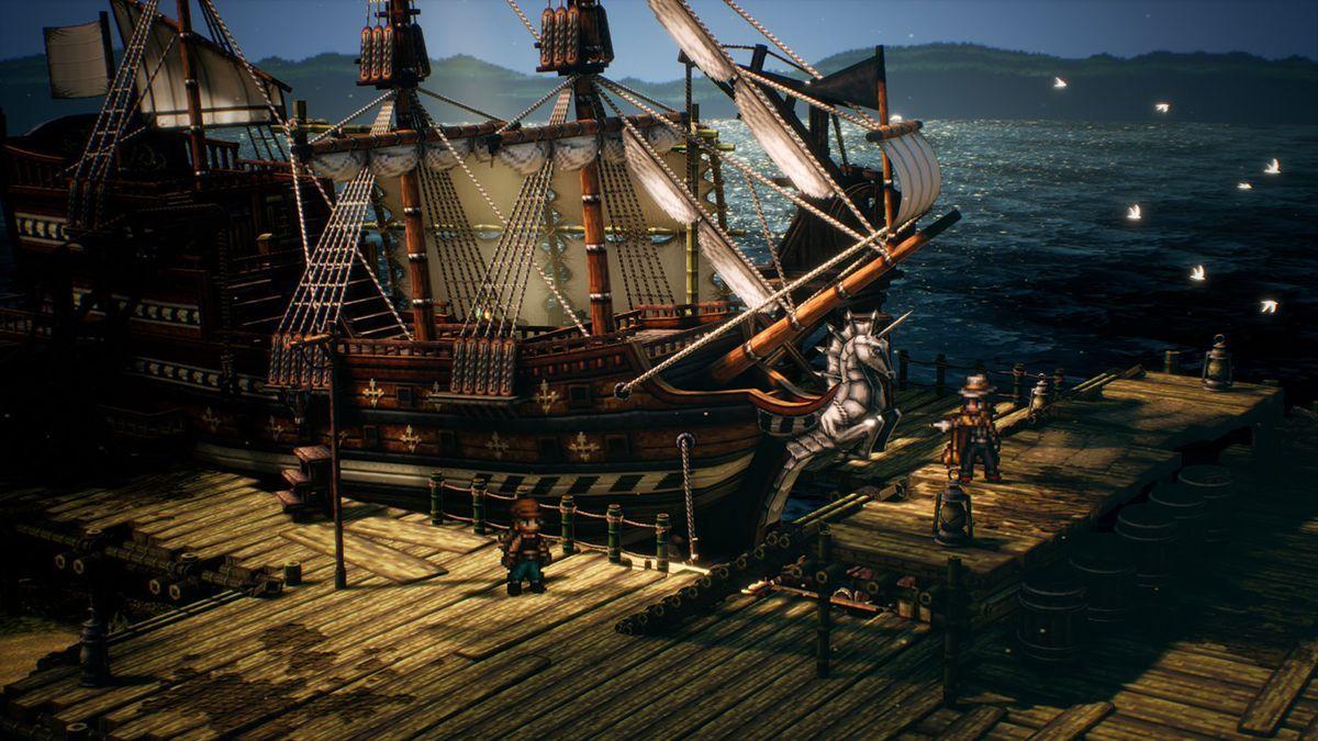 Captura del videojuego 'Octopath Traveler 2'.