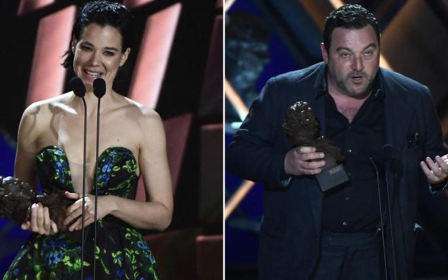Laia Costa y Denis Ménochet, Goya a la mejor actriz y actor protagonista. Laia Costa y Denis Ménochet, Goya a la mejor actriz y actor protagonista.