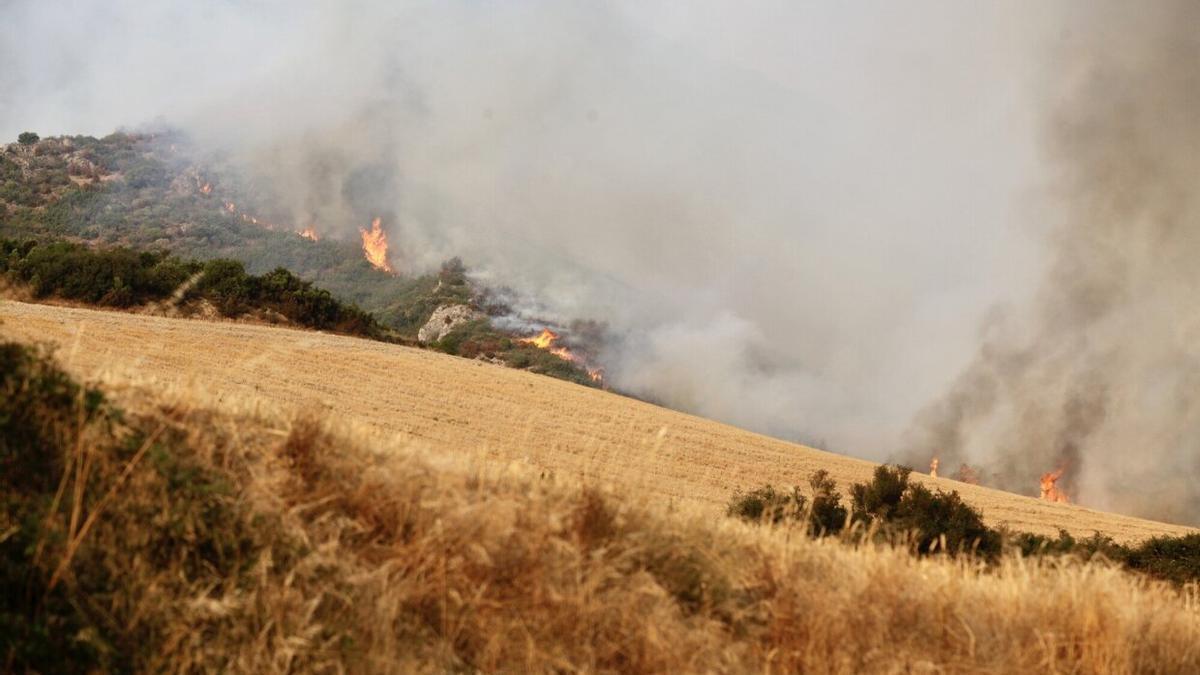 Euskadi activa el aviso amarillo por riesgo de incendio forestal este miércoles