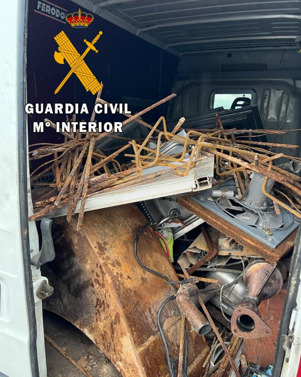 Chatarra intervenida.